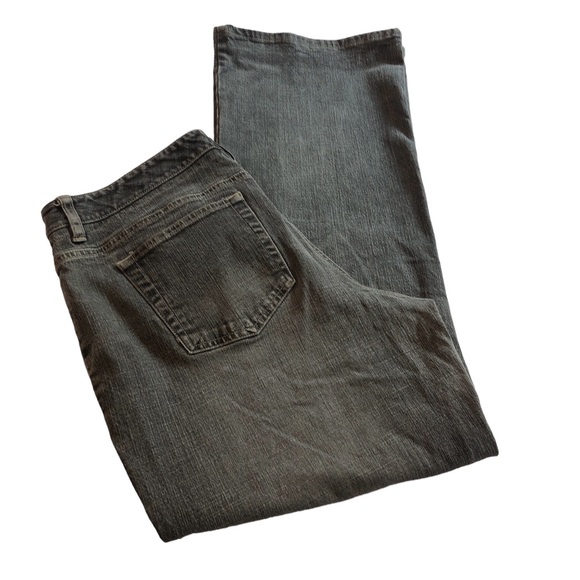 Ann Taylor Loft Stretch Denim Jeans Distressed Black - Picture 2 of 9